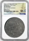 Netherlands Vliegenthart (1735) Ducatoon 1733 Overyssel DAV-1829 NGC AU Details 0157761