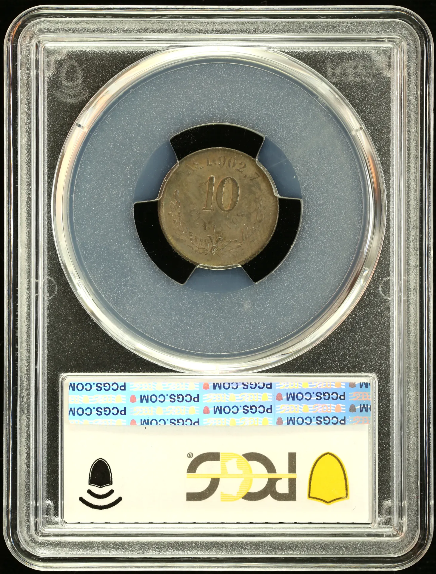 Mexican Coins Republic Silver & Minors Republic Silver & Minors 10 Centavo 1885 As L PCGS AU58 0157681 Republic Silver & Minors 10 Centavo 1885 As L PCGS AU58 0157681Republic Silver & Minors 10 Centavo 1885 As L PCGS AU58 0157681 - Image 2