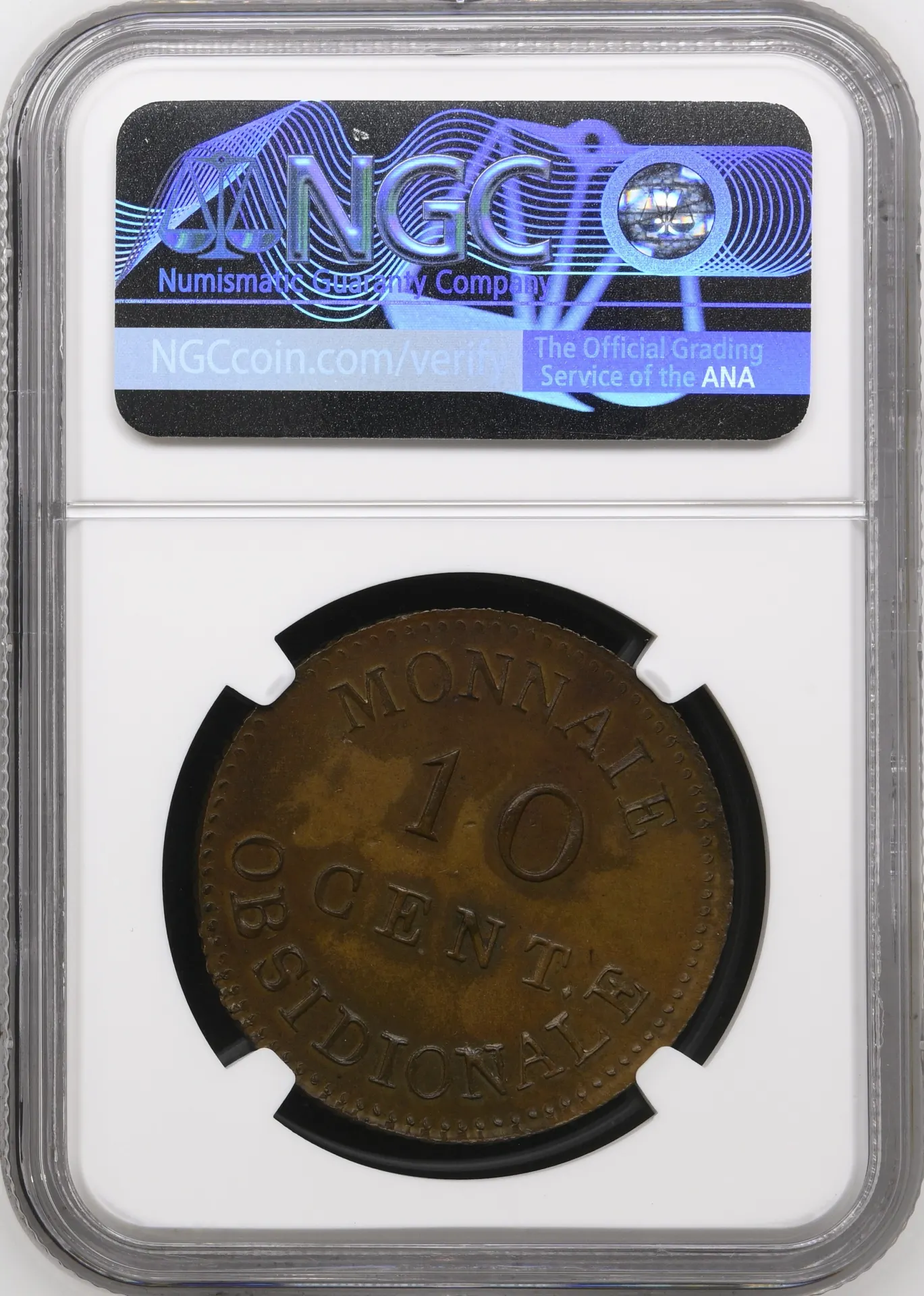 Europe France World Coins France 10 Cent 1814 N NGC MS62BN 0158007 France 10 Cent 1814 N NGC MS62BN 0158007France 10 Cent 1814 N NGC MS62BN 0158007 - Image 2
