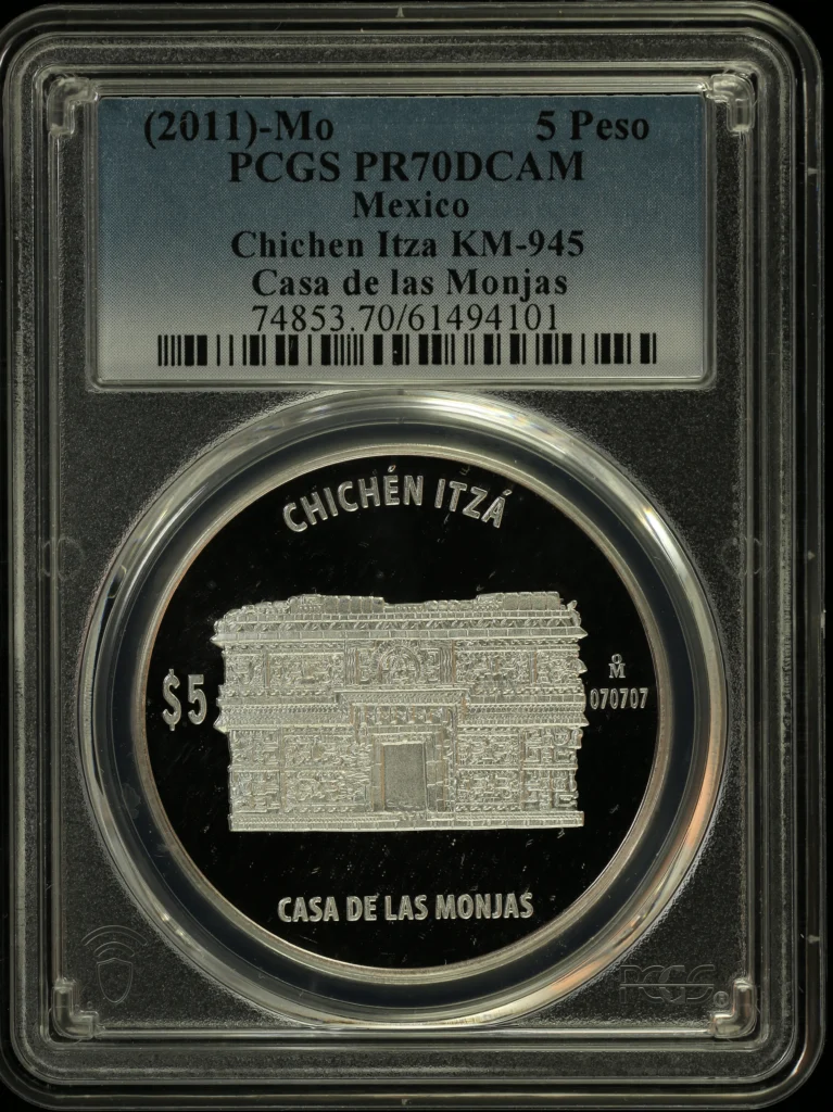 Modern Silver & Minors 5 Peso (2011) Mo KM-945 PCGS PR70DCAM 0156523