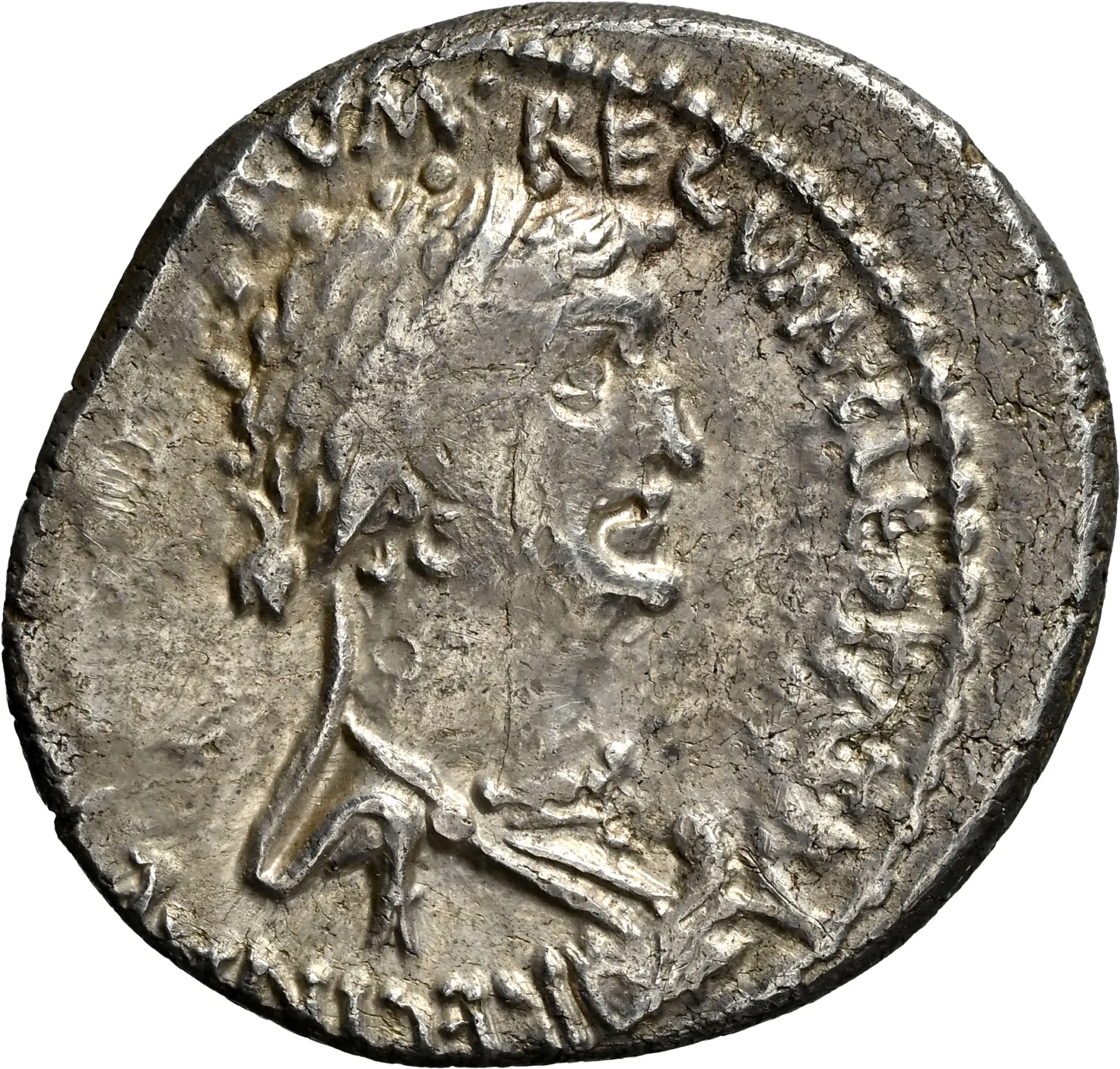 Ancient Coins Roman Imperatorial Roman Imperatorial Cleopatra VII+Marc Antony AR Denarius NGC XF 0158029 Roman Imperatorial Cleopatra VII+Marc Antony AR Denarius NGC XF 0158029Roman Imperatorial Cleopatra VII+Marc Antony AR Denarius NGC XF 0158029 - Image 3