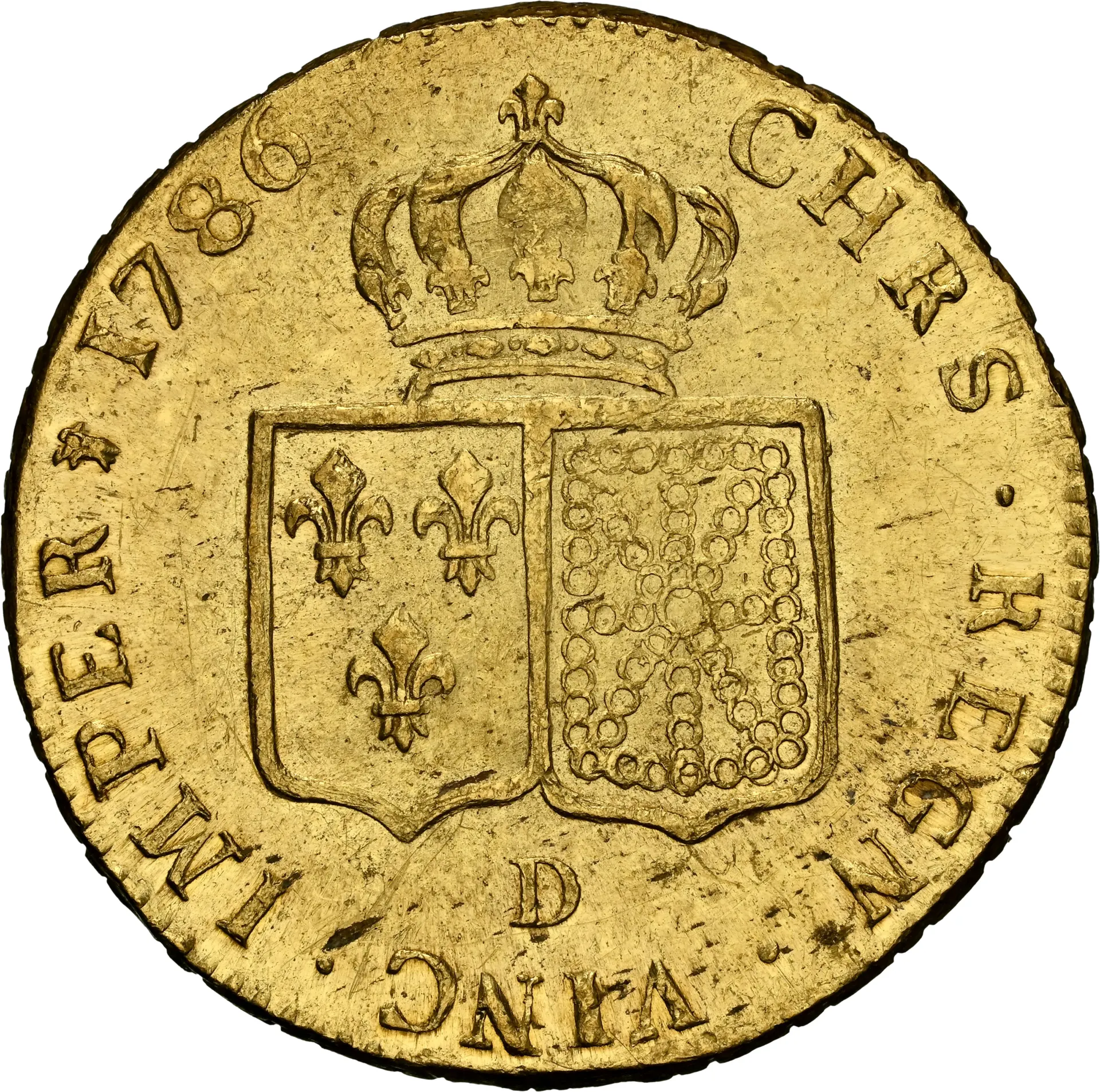 Europe France World Coins France 2 Louis d or 1786 D NGC MS63 0158033 France 2 Louis d or 1786 D NGC MS63 0158033France 2 Louis d or 1786 D NGC MS63 0158033 - Image 4