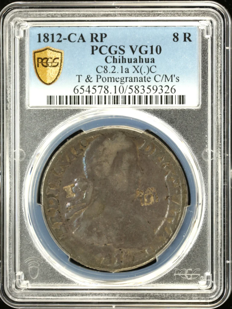 War For Independence 8 Reales 1812 Ca RP PCGS VG10 0158058