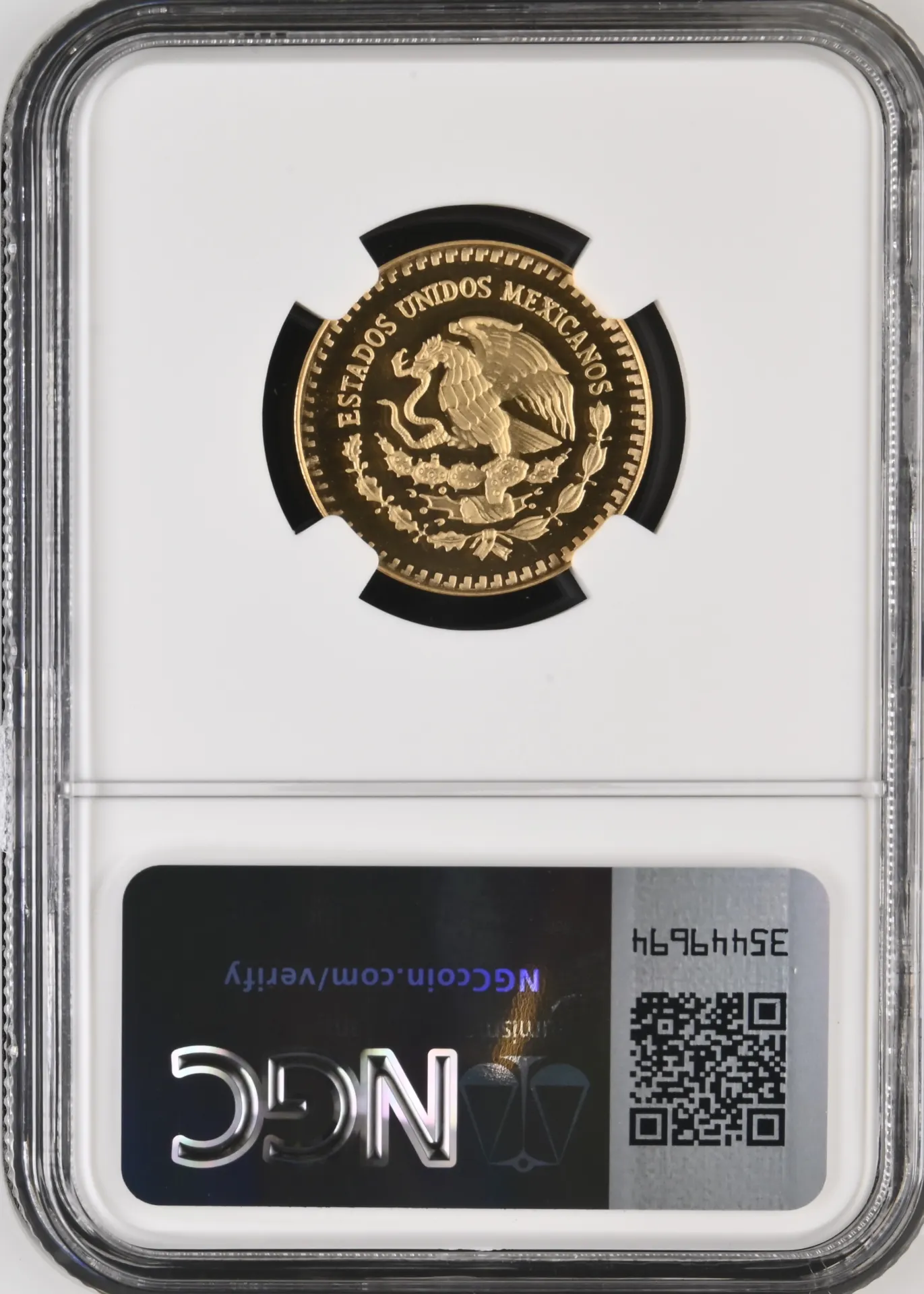 Mexican Coins Modern Gold Modern Gold 250 Peso 1985 Mo NGC PF69 Ultra Cameo 0158456 Modern Gold 250 Peso 1985 Mo NGC PF69 Ultra Cameo 0158456Modern Gold 250 Peso 1985 Mo NGC PF69 Ultra Cameo 0158456 - Image 2