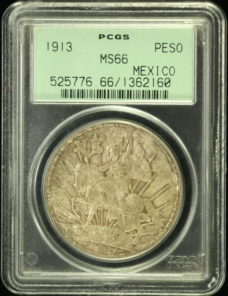 Modern Silver & Minors Peso 1913 PCGS MS66 0158500