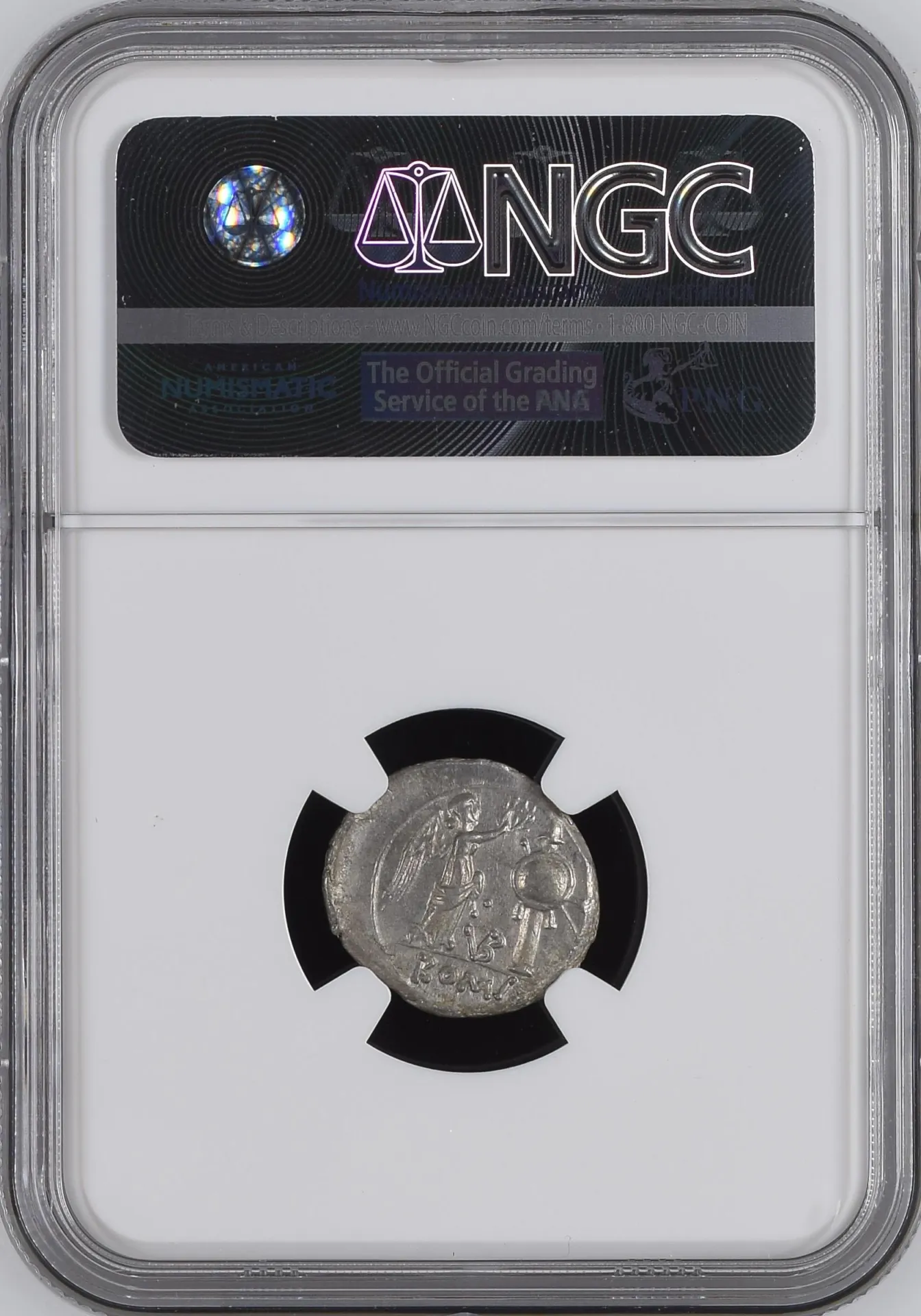 Ancient Coins Roman Republic Roman Republic c.211-208 BC AR Victoriatus NGC MS 0158544 Roman Republic c.211-208 BC AR Victoriatus NGC MS 0158544Roman Republic c.211-208 BC AR Victoriatus NGC MS 0158544 - Image 2