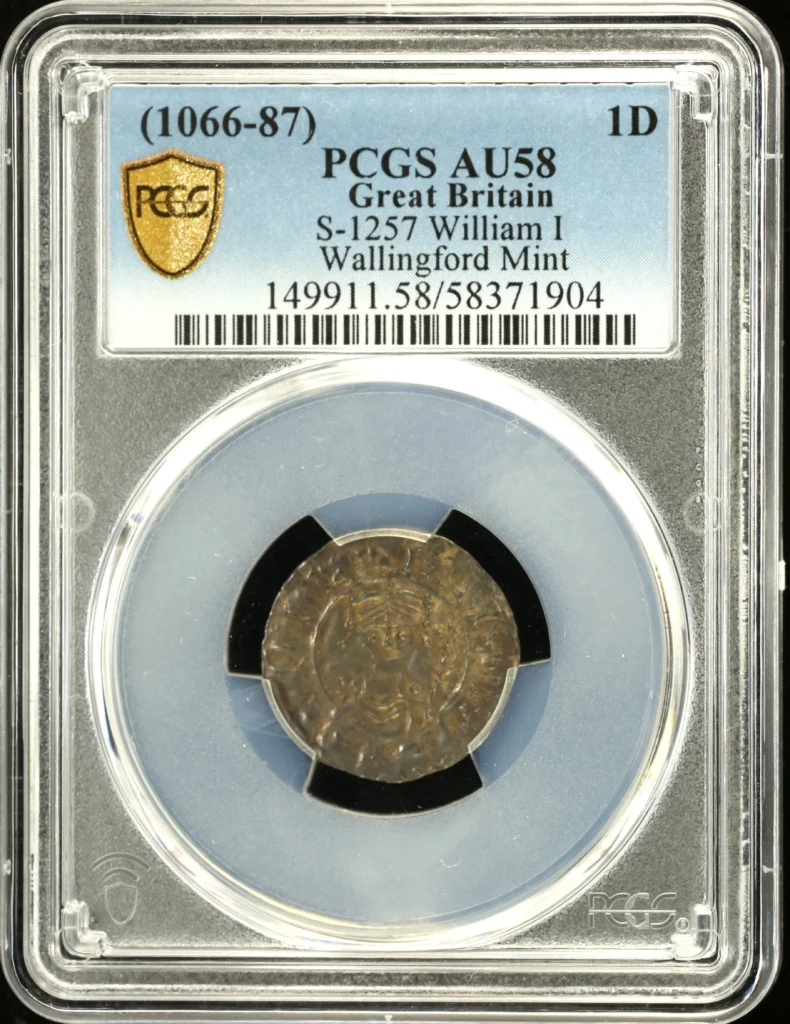 UK (Great Britain) Penny (1066-87) Wallingford S-1257  PCGS AU58 0158903