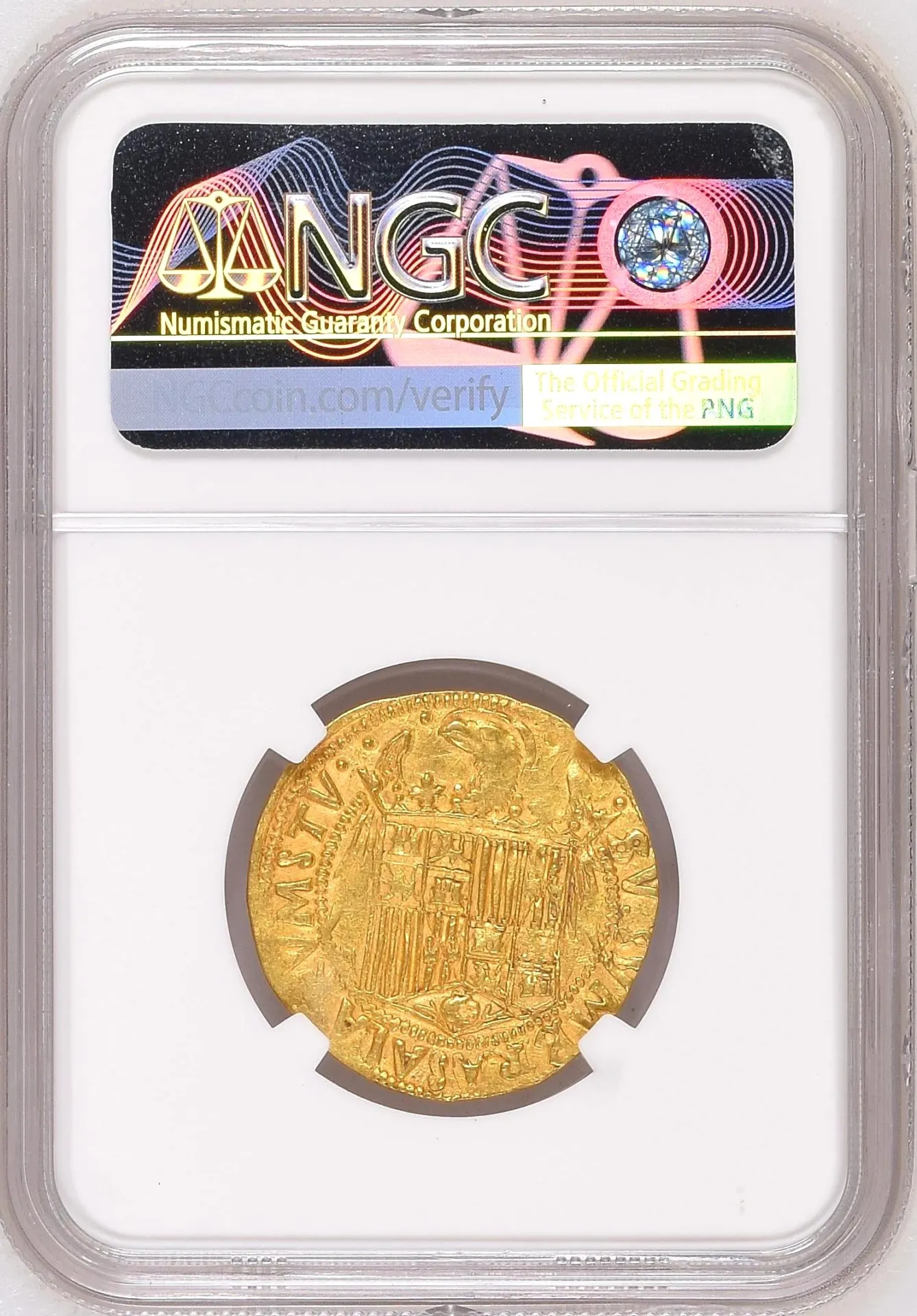 Europe Spain World Coins Spain 2 Escudos (1476-1516) S NGC MS64 0158458 Spain 2 Escudos (1476-1516) S NGC MS64 0158458Spain 2 Escudos (1476-1516) S NGC MS64 0158458 - Image 2