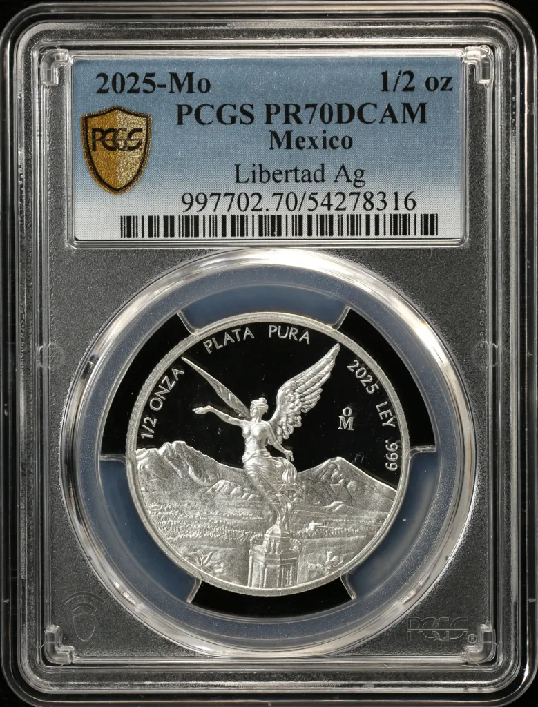 Modern Silver & Minors 1/2 Onza 2025 Mo PCGS PR70DCAM t_00005