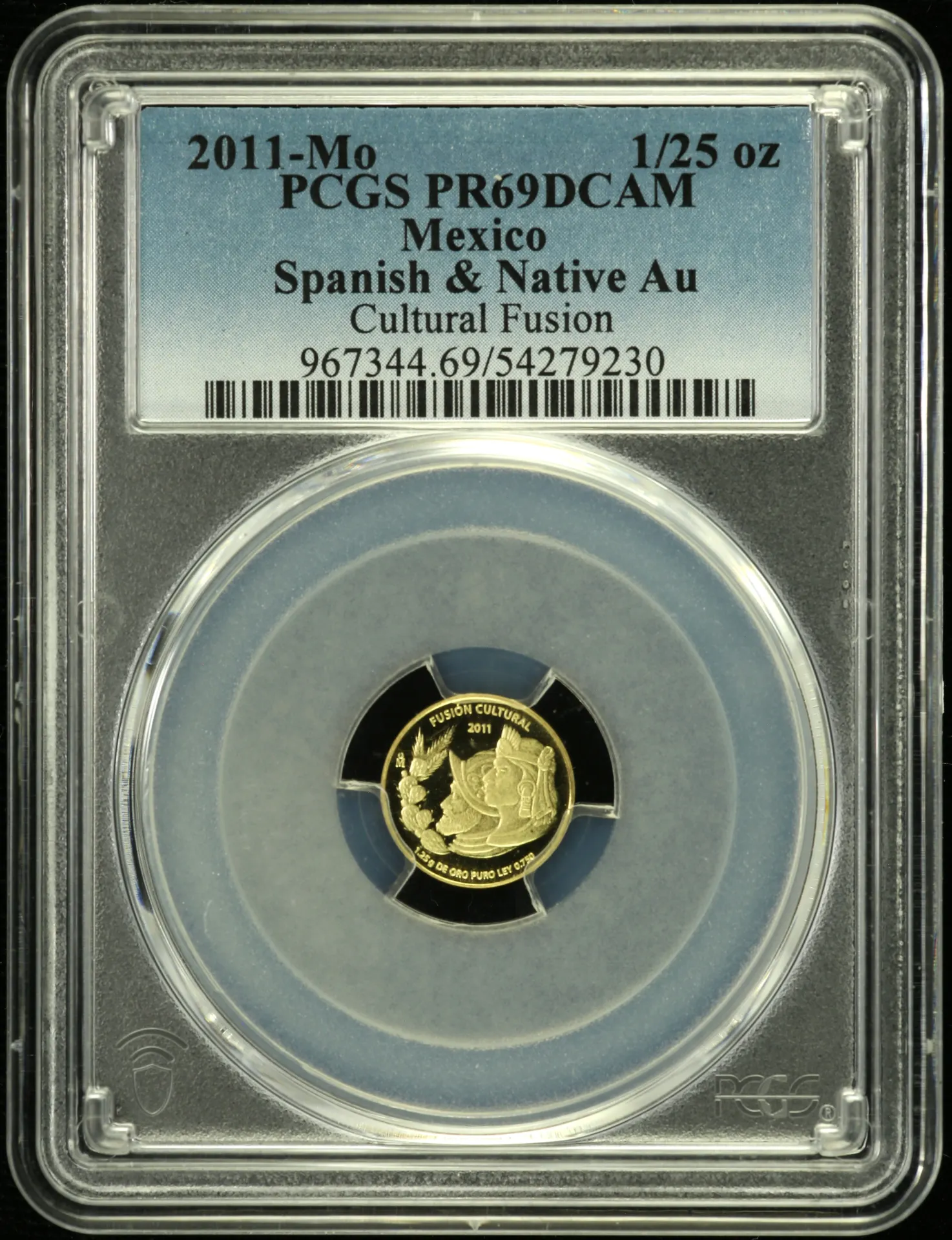 Mexican Coins Modern Gold Modern Gold 1/25 Onza 2011 Mo PCGS PR69DCAM 0158400 Modern Gold 1/25 Onza 2011 Mo PCGS PR69DCAM 0158400Modern Gold 1/25 Onza 2011 Mo PCGS PR69DCAM 0158400