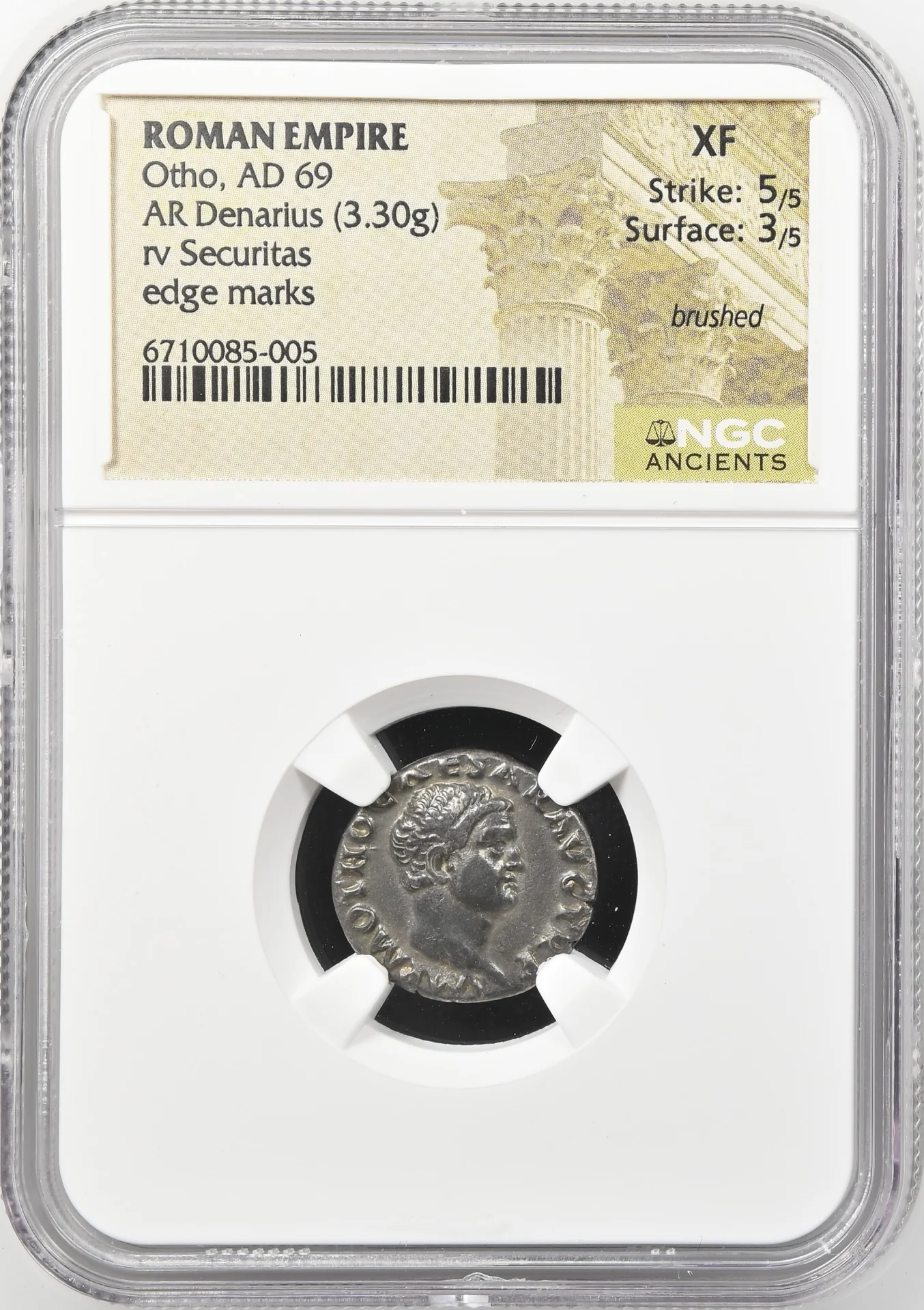Ancient Coins Roman Imperial Roman Imperial Otho 69 AD AR Denarius NGC XF 0158476 Roman Imperial Otho 69 AD AR Denarius NGC XF 0158476
