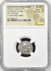 Macedonian Kings Philip III 323-317 BC AR Drachm NGC Ch AU 0158911