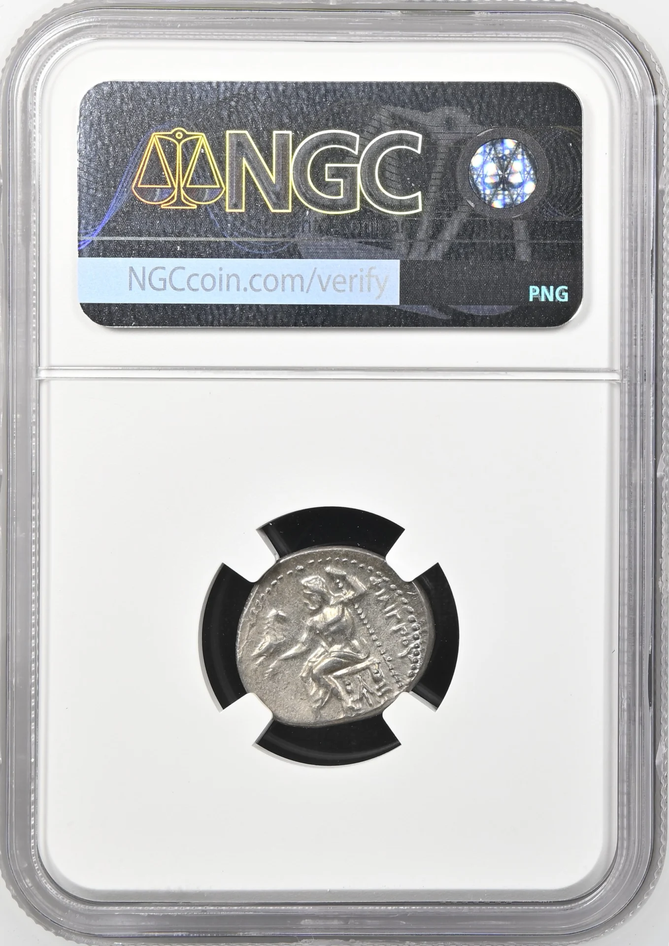 Ancient Coins Greek Macedonian Kings Macedonian Kings Philip III 323-317 BC AR Drachm NGC Ch AU 0158911 Macedonian Kings Philip III 323-317 BC AR Drachm NGC Ch AU 0158911Macedonian Kings Philip III 323-317 BC AR Drachm NGC Ch AU 0158911 - Image 2