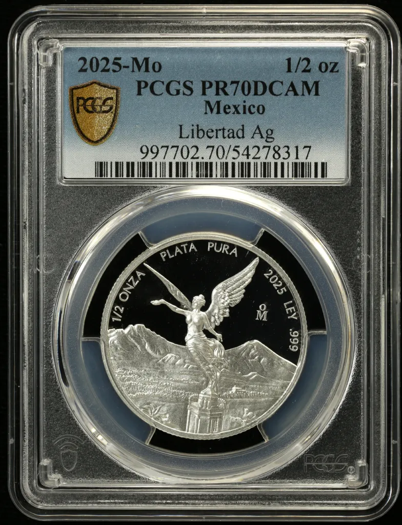 Modern Silver & Minors 1/2 Onza 2025 Mo PCGS PR70DCAM t_00007
