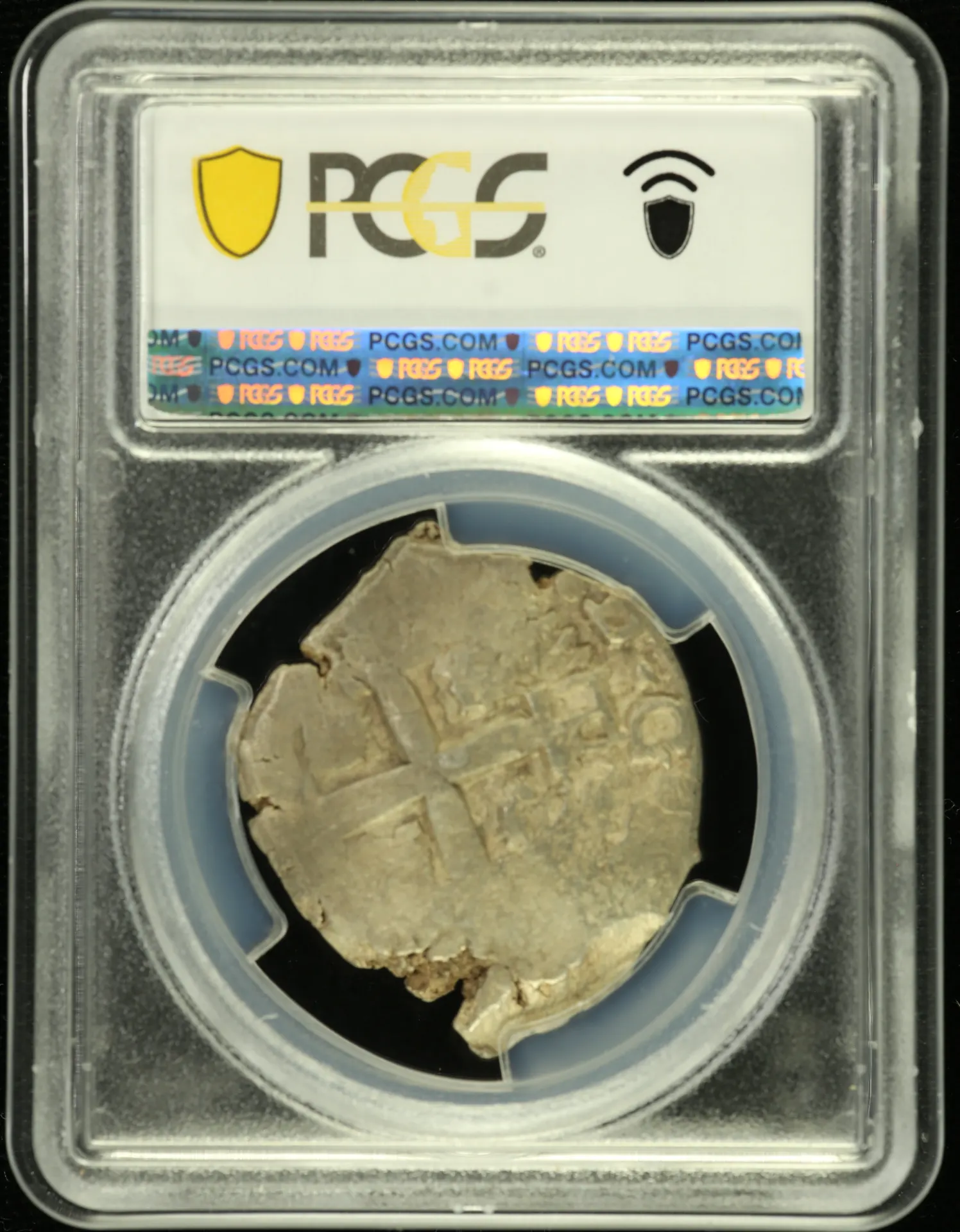 Bolivia Latin American Coins Bolivia 8 Reales 1753 P C/q Calico-525 PCGS AU50 0158594 Bolivia 8 Reales 1753 P C/q Calico-525 PCGS AU50 0158594Bolivia 8 Reales 1753 P C/q Calico-525 PCGS AU50 0158594 - Image 2