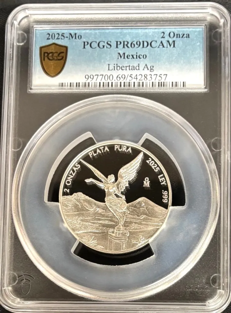 Modern Silver & Minors 2 Onza 2025 Mo PCGS PR69DCAM t_00004