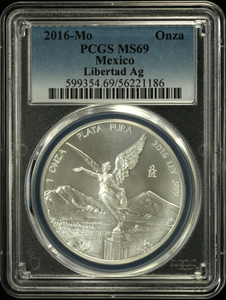 Modern Silver & Minors Onza 2016 Mo PCGS MS69 0159398