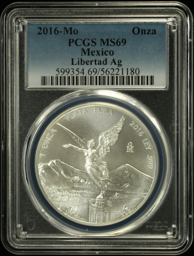 Modern Silver & Minors Onza 2016 Mo PCGS MS69 0159422