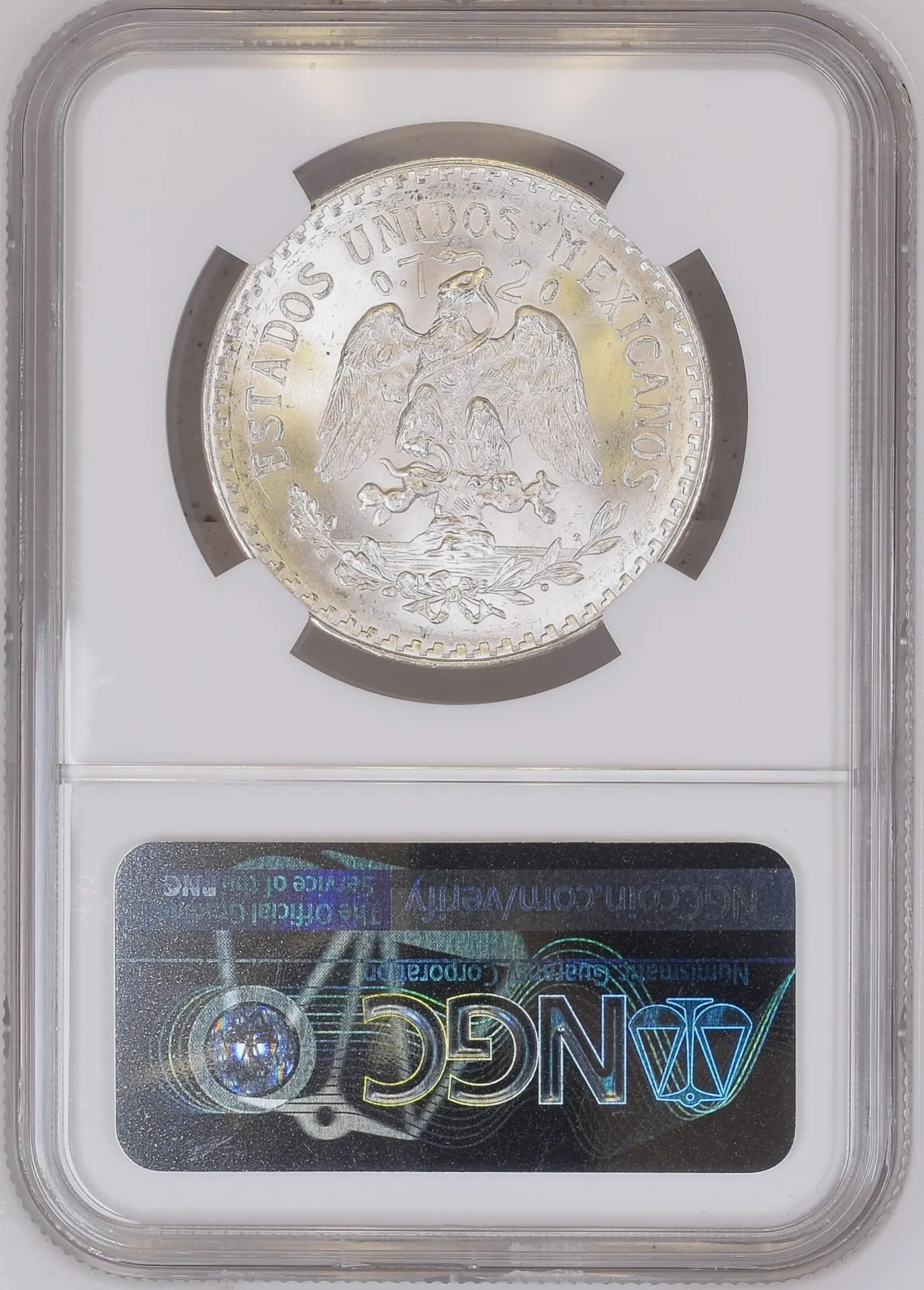 Mexican Coins Modern Silver & Minors Peso Modern Silver & Minors Peso 1932 M NGC MS66 0159035 Modern Silver & Minors Peso 1932 M NGC MS66 0159035Modern Silver & Minors Peso 1932 M NGC MS66 0159035 - Image 2