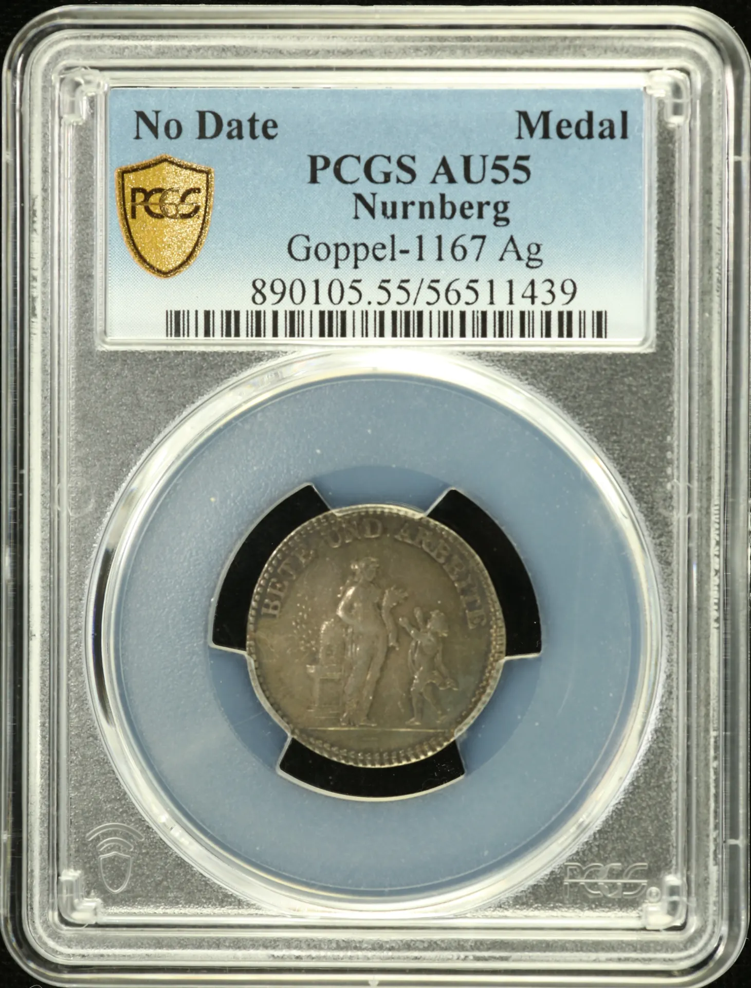 Germany Nurnberg Medal Goppel-1167 PCGS AU55 0159057