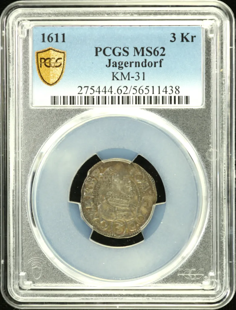 Czech Republic 3 Kreuzer 1611 Jagerndorf KM-31 PCGS MS62 0159060