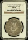 Chihuahua Mexican Coins Revolution Chihuahua Peso 1915 Ch FM KM-619 NGC MS62 0159192 Chihuahua Peso 1915 Ch FM KM-619 NGC MS62 0159192