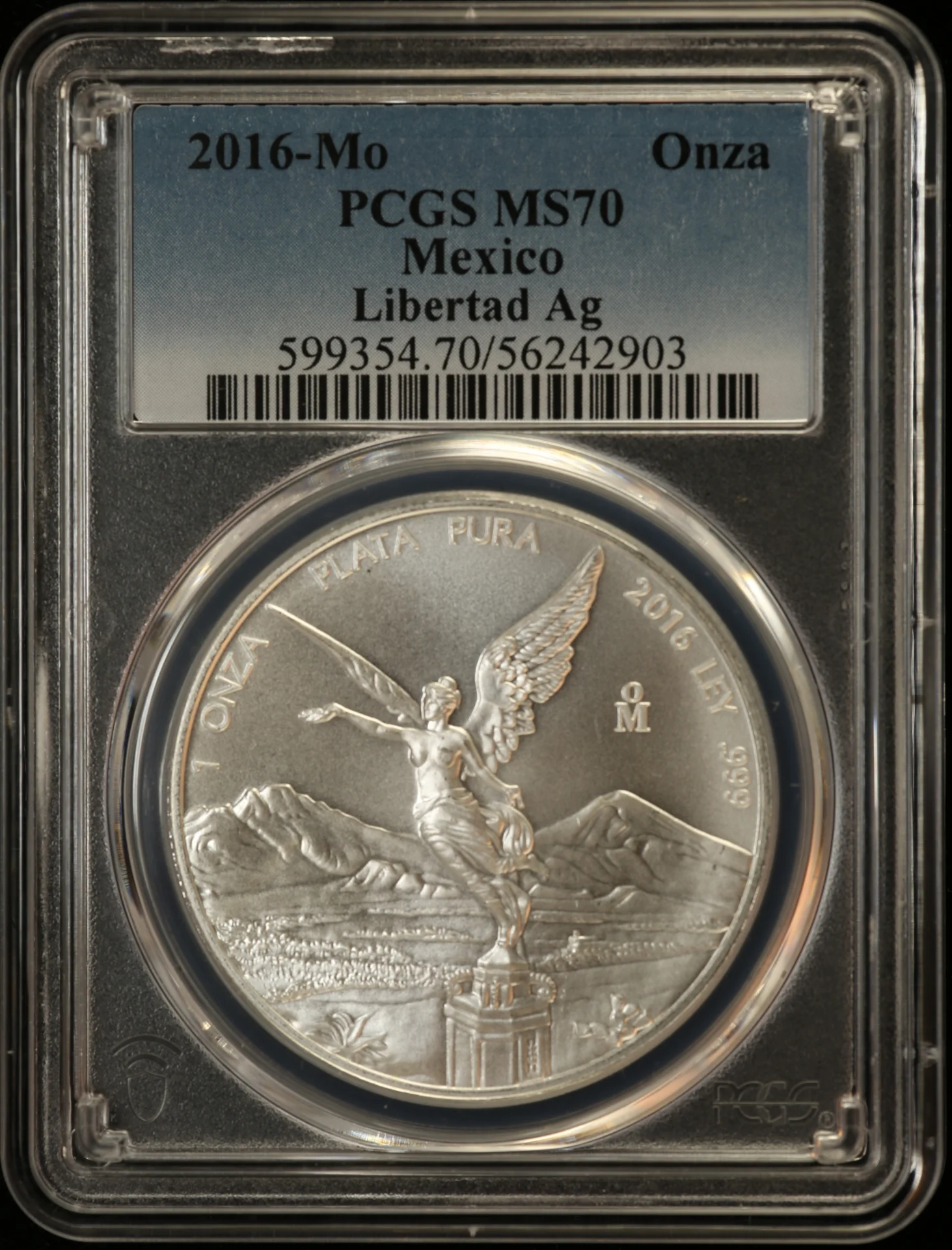 Mexican Coins Modern Silver & Minors Onza Modern Silver & Minors Onza 2016 Mo PCGS MS70 0159534 Modern Silver & Minors Onza 2016 Mo PCGS MS70 0159534