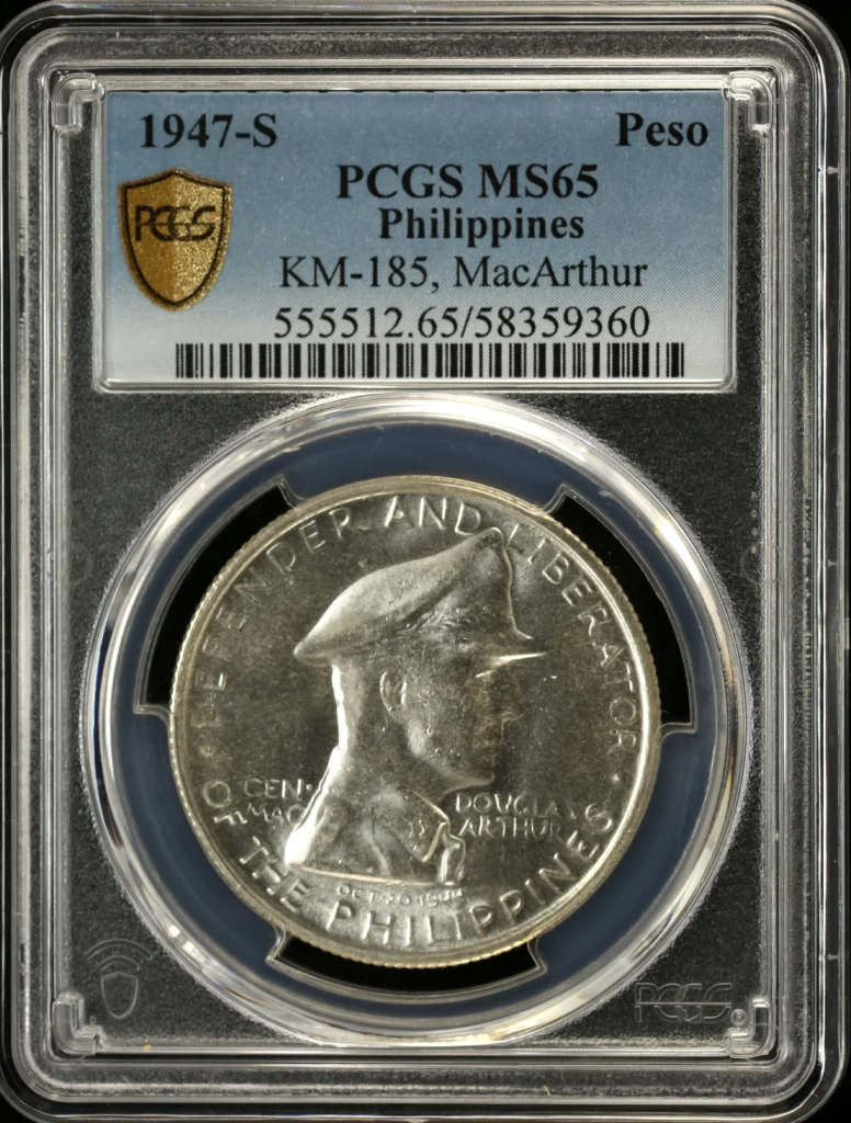 Philippines Peso 1947 S PCGS MS65 KM-185 0159219