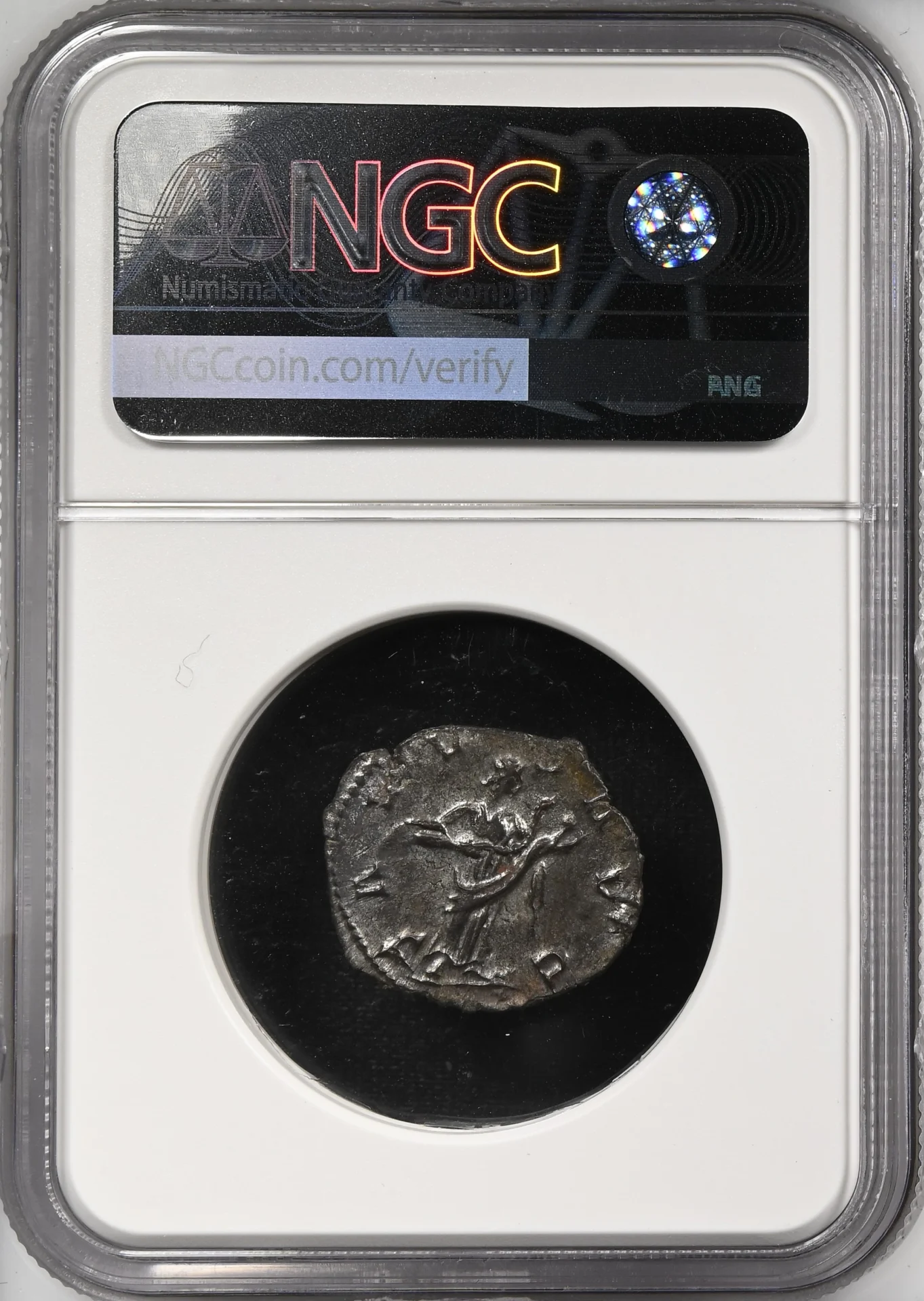 Ancient Coins Roman Imperatorial Roman Imperatorial Victorinus 269-271 AD BI Double-Denarius NGC AU 0160543 Roman Imperatorial Victorinus 269-271 AD BI Double-Denarius NGC AU 0160543Roman Imperatorial Victorinus 269-271 AD BI Double-Denarius NGC AU 0160543 - Image 2