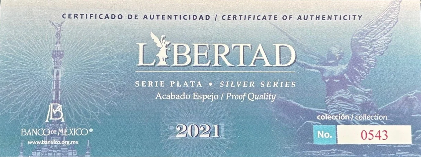 Mexican Coins Mint & Proof Sets Mint & Proof Sets 5 Piece Proof Mint Set with box and cert 2021 Mo 0160763 Mint & Proof Sets 5 Piece Proof Mint Set with box and cert 2021 Mo 0160763Mint & Proof Sets 5 Piece Proof Mint Set with box and cert 2021 Mo 0160763 - Image 4