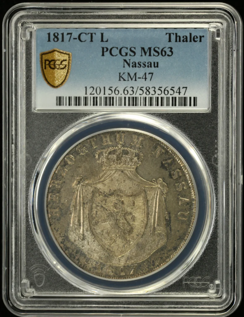 Germany Thaler 1817 CT L PCGS MS63 KM-47 0160933