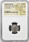 Roman Imperial Aelius Caesar 136-138 AD AR Denarius NGC Ch VF 0160542
