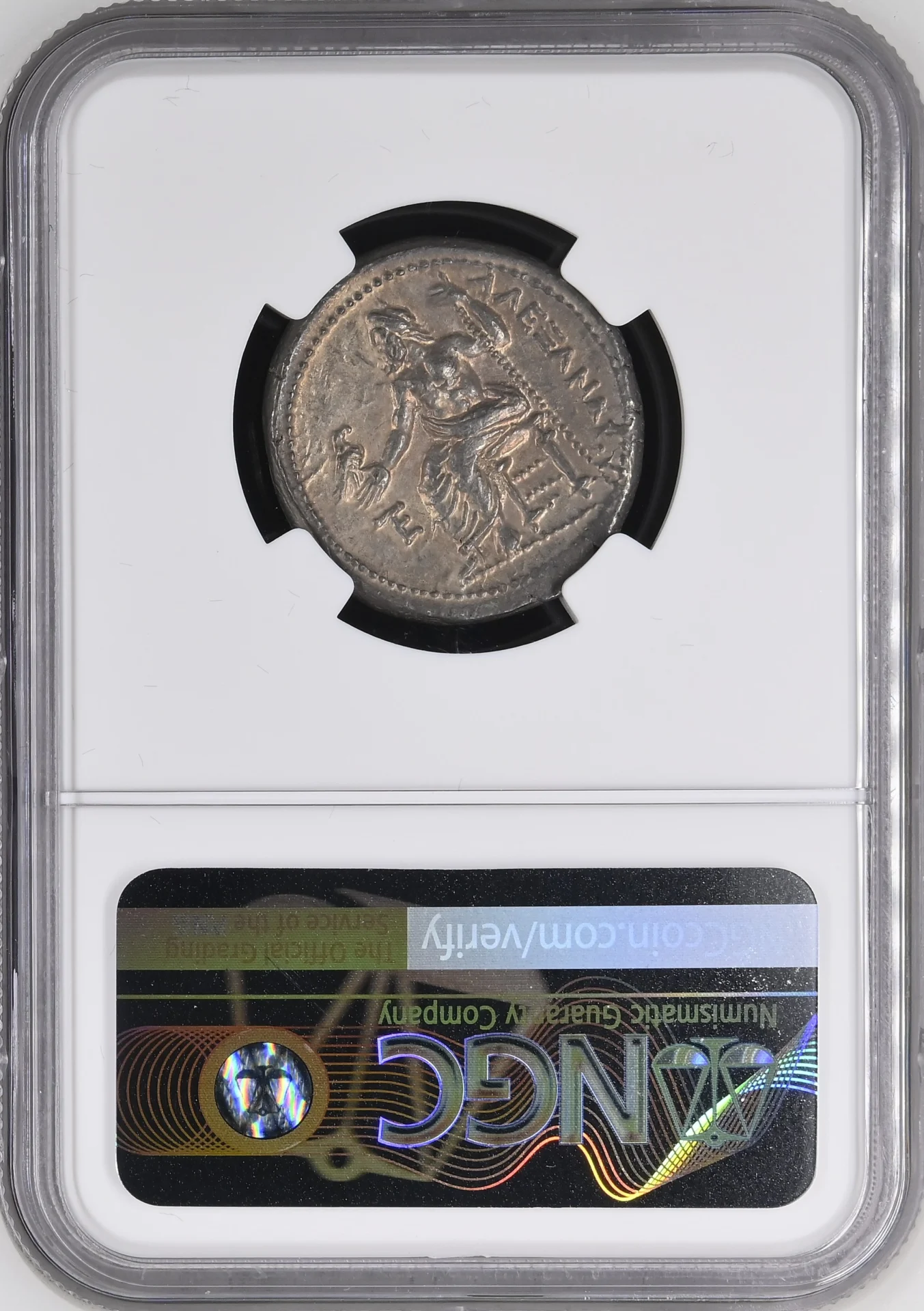 Ancient Coins Greek Macedonian Kings Macedonian Kings Alexander III(The Great) 336-323 BC AR Tetradrachm NGC AU 0160613 Macedonian Kings Alexander III(The Great) 336-323 BC AR Tetradrachm NGC AU 0160613Macedonian Kings Alexander III(The Great) 336-323 BC AR Tetradrachm NGC AU 0160613 - Image 2