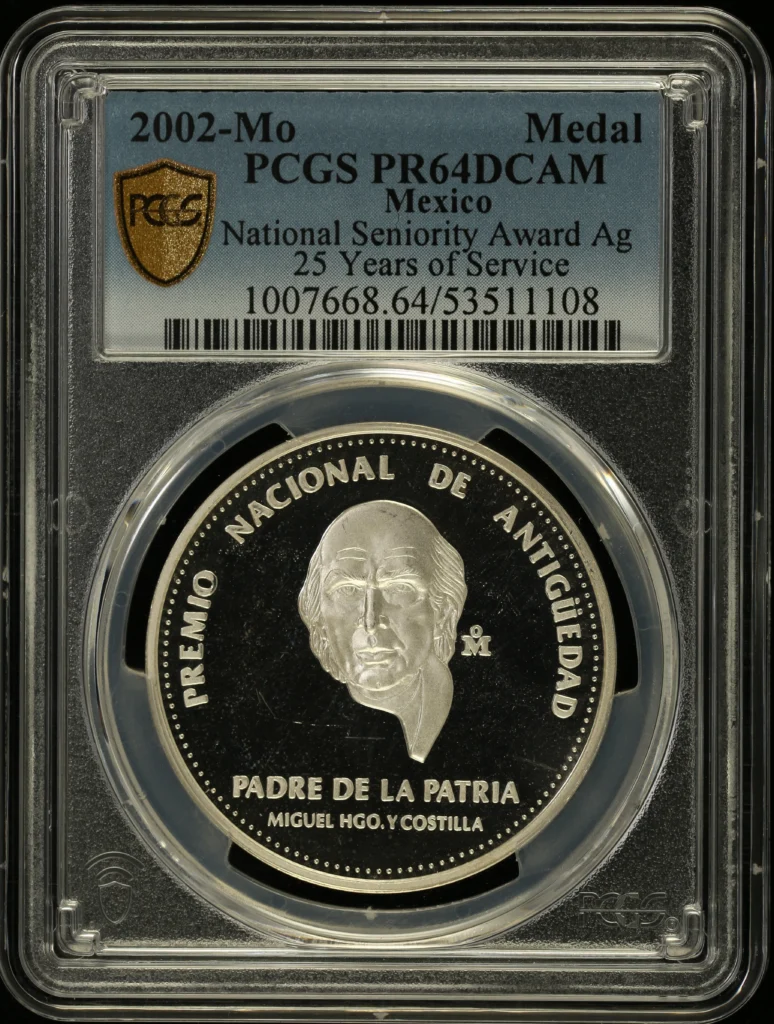 Medals & Tokens 25 Years of Service National Seniority Award Medal 2002 Mo PCGS PR64DCAM 0160720