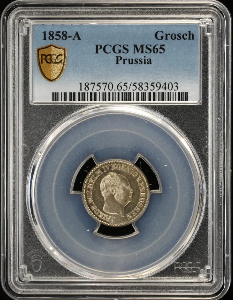 Germany Grosch 1858 A PCGS MS65 0160929