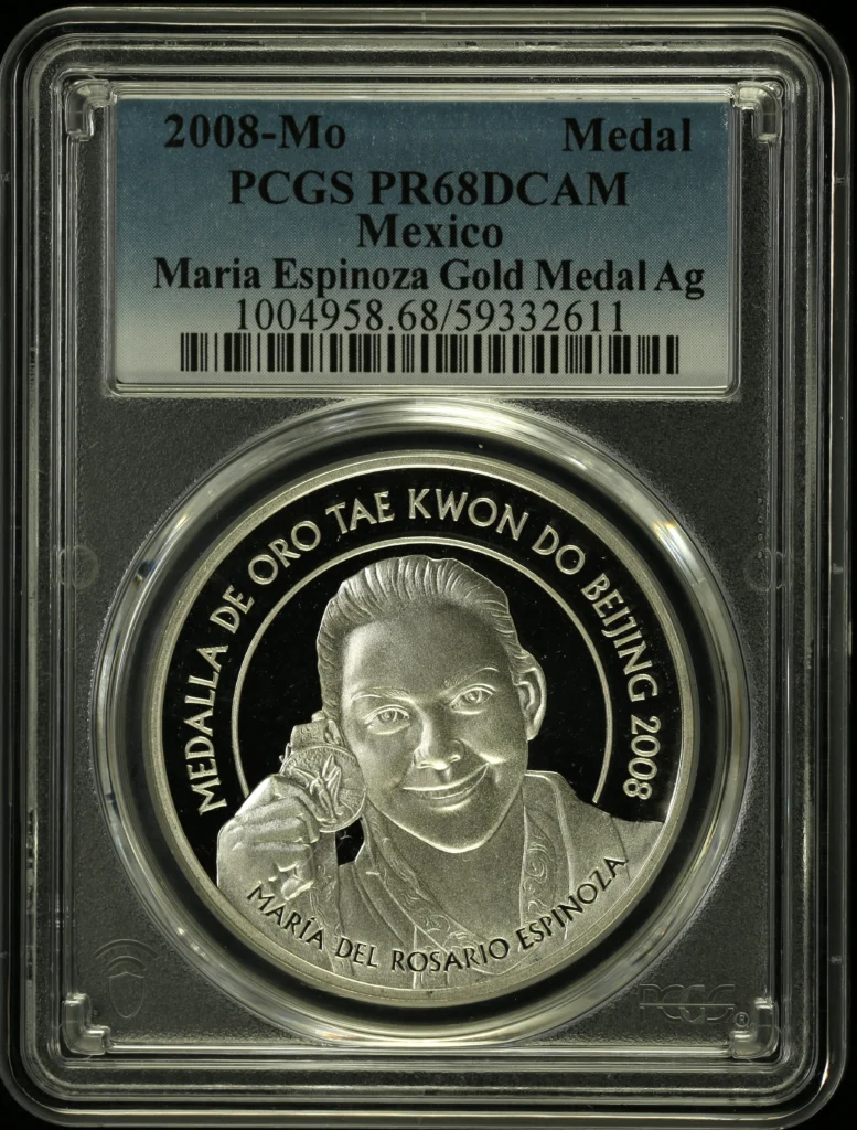 Medals & Tokens Maria Espinoza Silver Medal 2008 Mo PCGS PR68DCAM 0160976