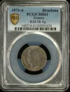 Europe Greece World Coins Greece Drachma 1873 A PCGS MS61 KM-38 0160934 Greece Drachma 1873 A PCGS MS61 KM-38 0160934