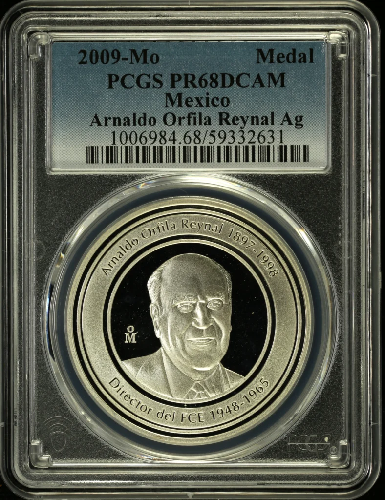 Medals & Tokens Arnaldo Orfila Reynal Silver Medal 2009 Mo PCGS PR68DCAM 0161017