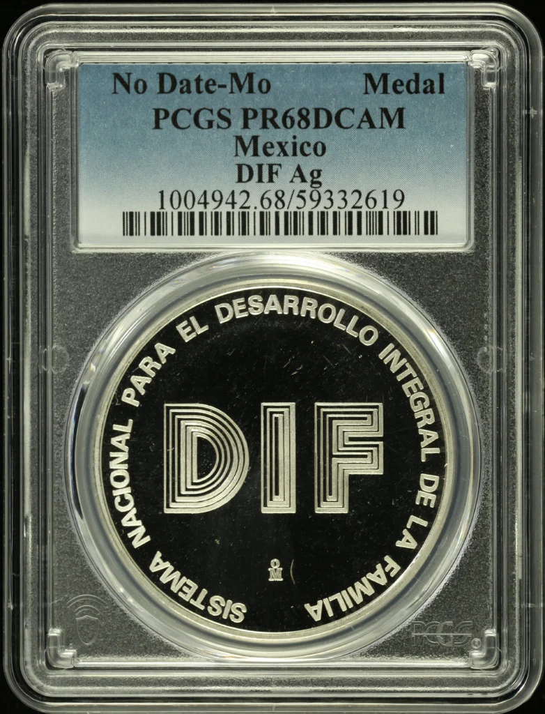 Medals & Tokens DIF Silver Medal Mo PCGS PR68DCAM 0160997