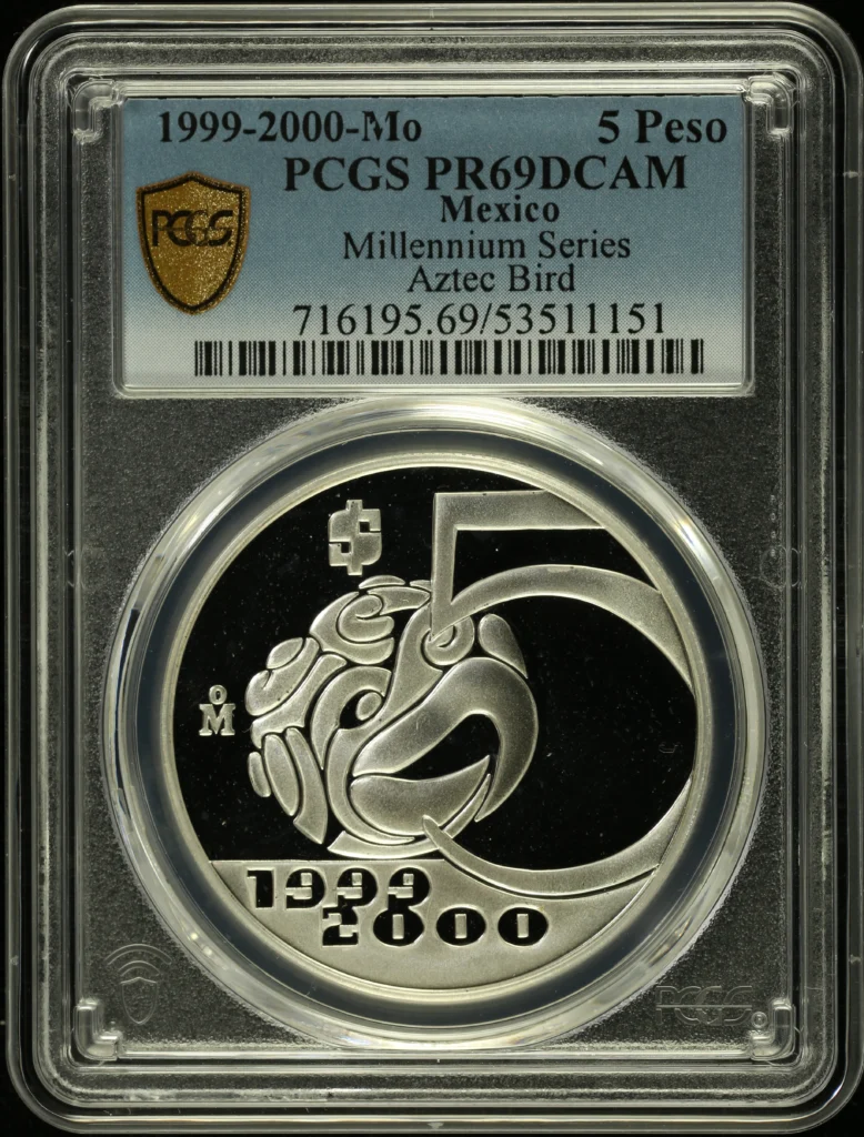 Modern Silver & Minors 5 Peso 1999-2000 Mo PCGS PR69DCAM 0161251