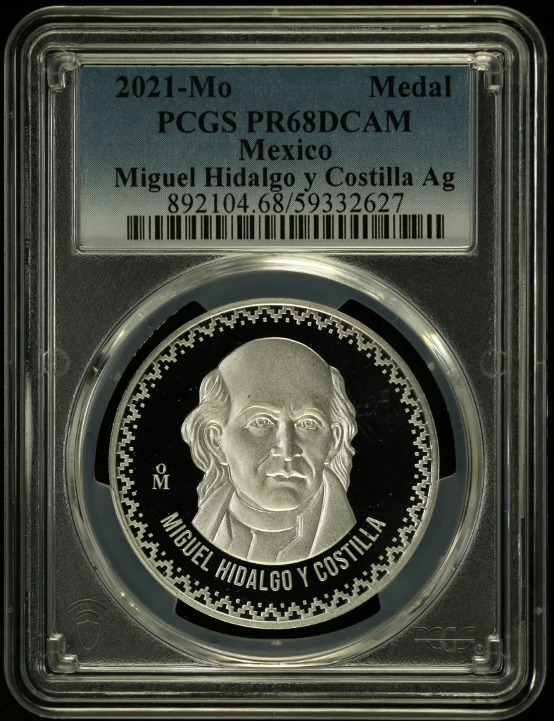 Medals & Tokens Miguel Hidalgo y Costilla Silver Medal 2021 Mo PCGS PR68DCAM 0161037
