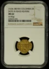 Colombia 2 Escudo (1636-38) NRA NGC MS62 0160522