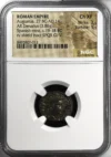 Ancient Coins Roman Imperial Roman Imperial Augustus 27 BC - 14 AD AR Denarius NGC Ch XF 0161486 Roman Imperial Augustus 27 BC - 14 AD AR Denarius NGC Ch XF 0161486