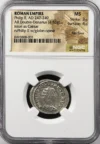Ancient Coins Roman Imperial Roman Imperial Philip II 247-249 AD AR Double-Denarius NGC MS 0161669 Roman Imperial Philip II 247-249 AD AR Double-Denarius NGC MS 0161669