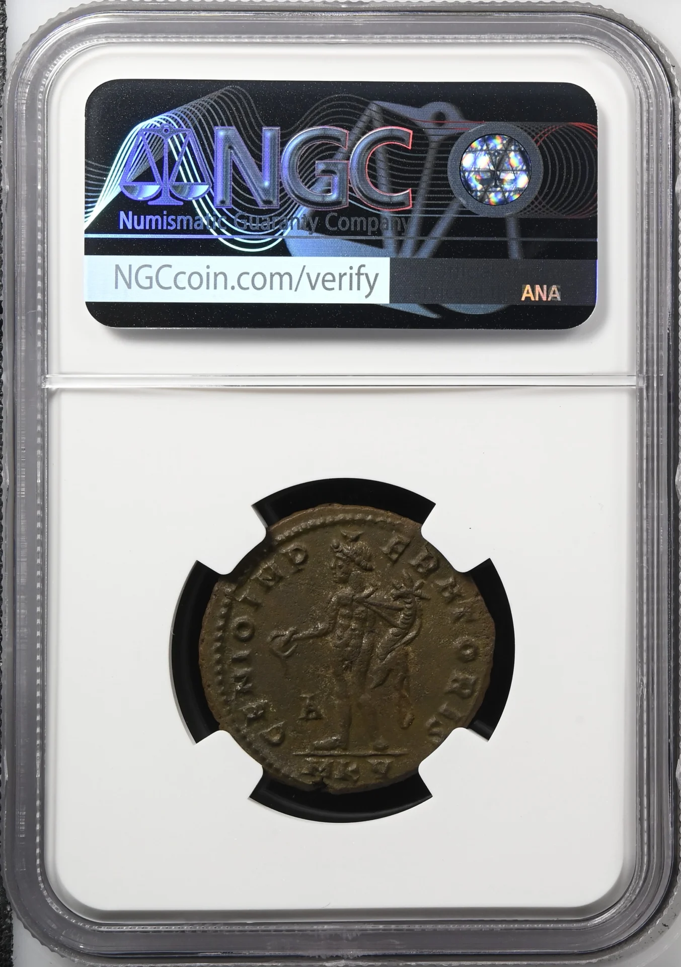 Ancient Coins Roman Imperial Roman Imperial Galerius 305-311 AD BI Reduced Nummus NGC AU 0161705 Roman Imperial Galerius 305-311 AD BI Reduced Nummus NGC AU 0161705Roman Imperial Galerius 305-311 AD BI Reduced Nummus NGC AU 0161705 - Image 2