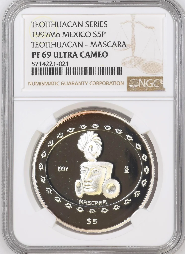 Modern Silver & Minors 5 Peso 1997 Mo NGC PF69DCAM 0161420