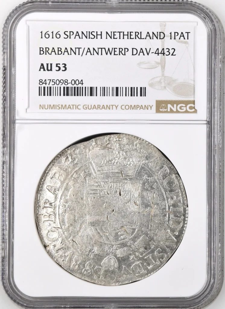 Belgium Patagon 1616 Brabant/Antwerp DAV-4432 NGC AU53 0161441