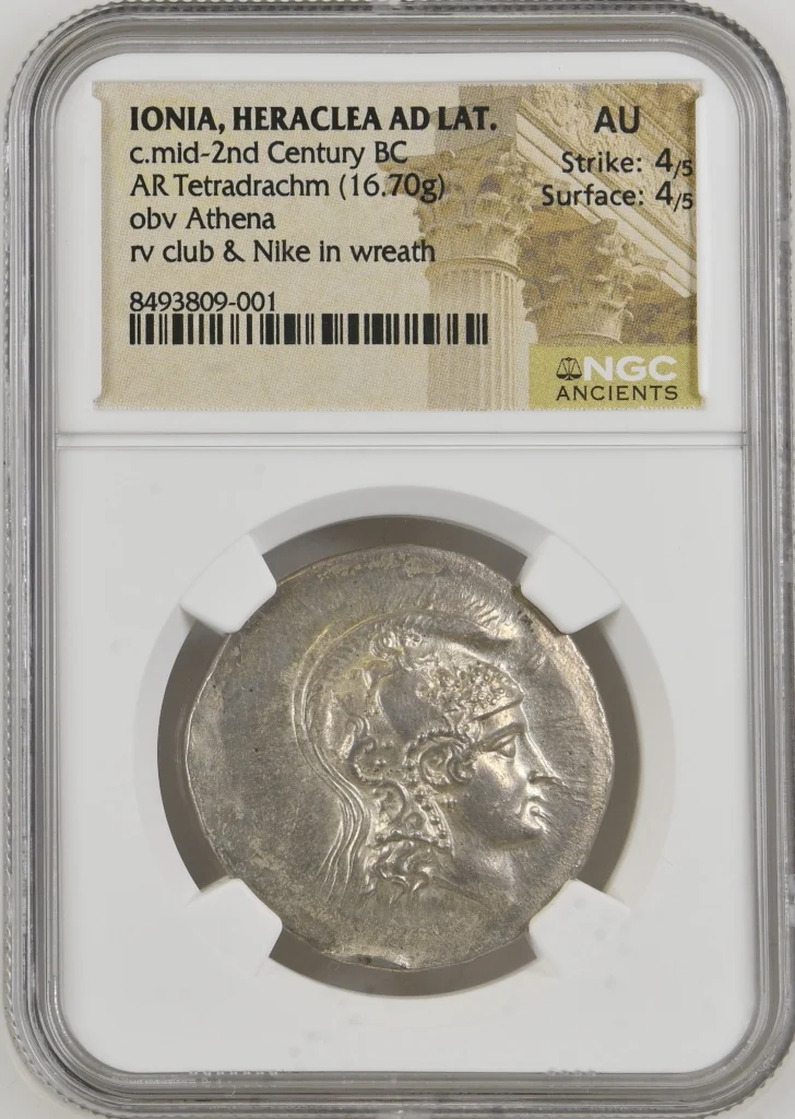 Ionia c. mid-2nd Century BC AR Tetradrachm NGC AU 0161477