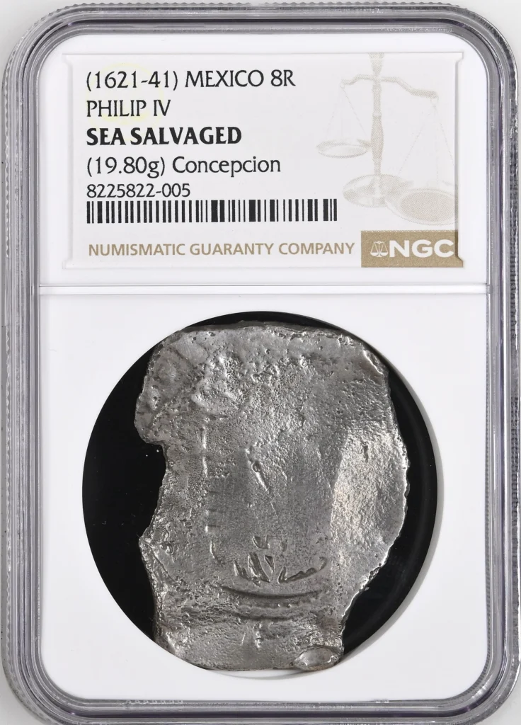 Colonial Silver & Minors Concepción (1641) 8 Reales (1621-41) NGC Sea Salvaged 0161583