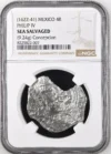 Colonial Silver & Minors Concepción (1641) 4 Reales (1622-41) NGC Sea Salvaged 0161587